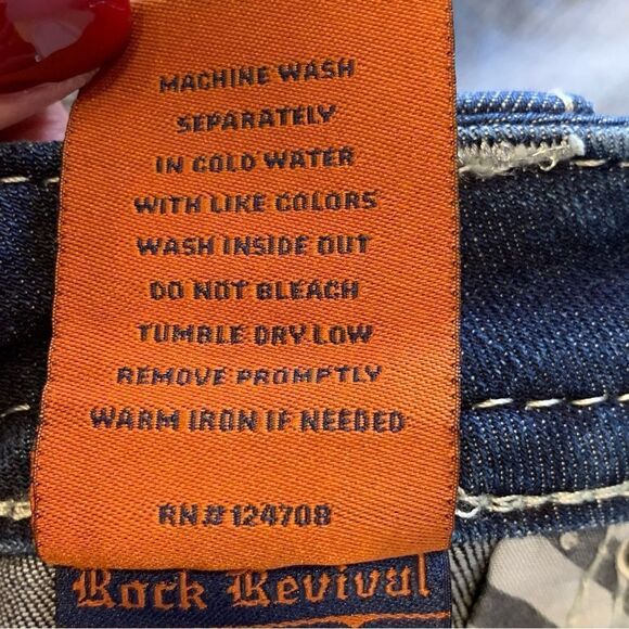 Rock Revival Pilkin Easy Boot Stretch Jean Size 27 - Picture 10 of 13
